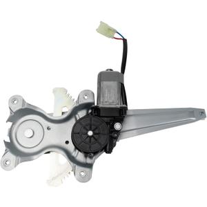 TRQ Rear Passenger Side Power Window Motor and Regulator Assembly Compatible with 2012-2017 Toyota Camry