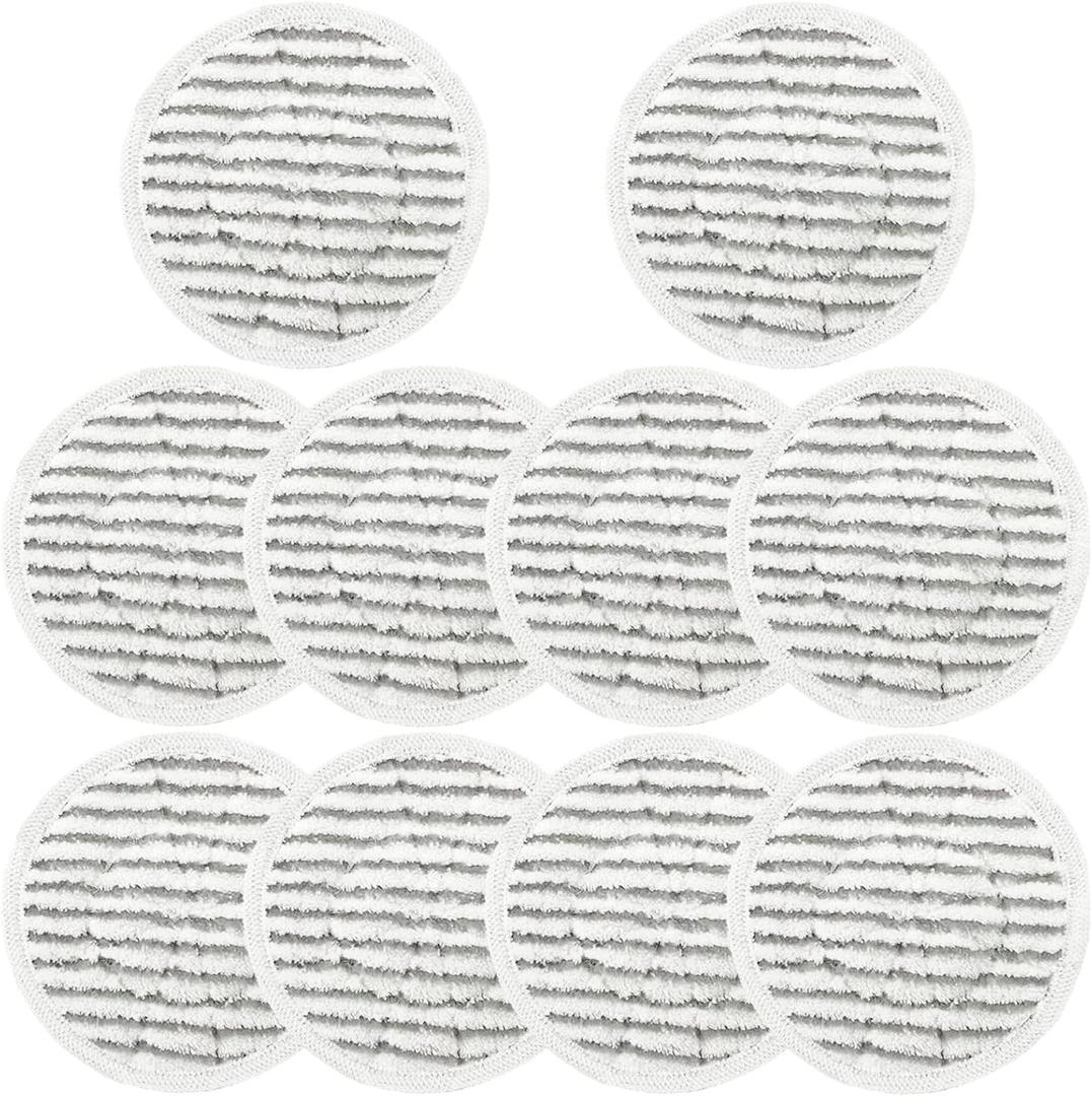 10 Pack S7001 Pads Replacement Steam Mop Pads for Shark S7001 S8201 S7000AMZ S8001 S7000 S7001TGT S7201 S7005 S7020 Series Steam Mop Pads Steam & Scrub All-in-One Scrubbing Mop Pads Part #: XKITP7000