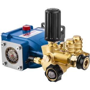 WOJET Triplex Plunger Pressure Washer Pump, 3600PSI 2.7GPM, 3/4" Shaft, Self-Priming, Horizontal Replacement Pump Kit for Honda GX160 GX190 GX200, Dewalt 3000PSI, Simpson 90037, Generac 5-7HP Engines