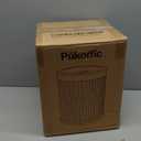 Pukomc Bathroom Trash Can with Lid3.5 Gallon Motion Sensor Waterproof Touchless Garbage Can, Smart Plastic Trash Bins Suitable for Kitchen, Bathroom, Bedroom, Living Room, Office Beige