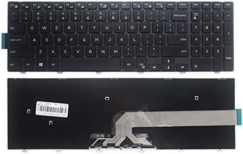Laptop Replacement Keyboard for Dell Inspiron 15 3000 3541 3542 3543 3551 3558 3559 5000 5542 5545 5547 5548 5551 5555 5558 and 17 5000 Series US Layout