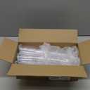 Eupako 3 oz Plastic Dessert Shooter Cups with Spoons - 100 Pack Mini Clear Round Appetizer Cup Shot Glasses, Small Dessert Cups for Jello Shots, Parfait, Puddings, Mousse, Parfait