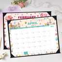 2026-2027 Desk Calendar - Large Desk Calendar 2026-2027, Jul.2026 - Jun.2027, 22" x 17", 12 Months Desktop Calendar with Corner Protectors, Desk Pad, Large Ruled Blocks - 12 Different Themes