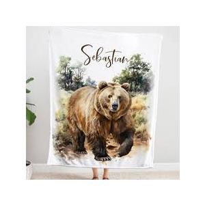 Woodland Animal Neutral Blanket Gift 40x60 Inch