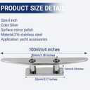 Boat Cleat Stainless Steel Marine Dock Cleat Boat Rope Tie Cleat Boat Mooring Accessories