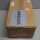 MyGift 14 Inch Ceramic Indoor Plant Pot, Rectangular Succulent Planter, Decorative Flower Planter with Drainage Hole and Removable Tray, Matte Black