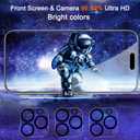 2 x Ferilinso [Auto Dust Install] 3 Pack Screen Protector for iPhone 16 Pro Max [Phone Case fit], 3 Tempered Glass Camera Lens Protector Accessories for Apple