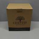 PERFNIQUE Kitchen Compost Bin, 1.7 Gallon Countertop Compost Bin with Lid, Indoor Compost Bin Includes 2 Carbon Filters, Small Compost Bucket, Food Waste Bin for Kitchen with Trash Bags (Cream White)