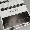 Black Oil Bottle Labels, 54 Preprinted Pantry Stickers for Oils and Vinegar Dispenser Glass Bottles, Condiment Jars, Waterproof Removable, Kitchen Organization