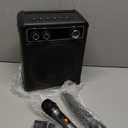 Karaoke Machine, Portable Bluetooth Karaoke Speaker with 2 Wireless Microphones, PA System for Adults Kids with LED Lights & Echo Adjustment, Supports TWS/TF/USB/AUX for Home Party (T03-2 MICS)