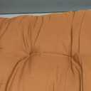 FUNHOME Outdoor Bench Cushion 42 x18 inch with Non-Slip Grips,Water Resistant Porch Swing Cushion,Bench Pillow Pads,Tufted Cushions for Patio Garden Furniture,42" Seat Cushions(Caramel Orange)