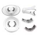 Hunnyfit Magnetic Eyelashes with Applicator,Valentine's Day Gifts for Her,Reusable Magnetic Eyelashes Natural Look,Easy to Wear Reusable Soft Lashes kit No Glue Needed(Natural)