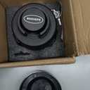 Trailer Lock Fits 2 Inch Couplers, Secures Safety Chains Anti-Theft Ball Hitch Lock, Pry-Resistant & Heavy-Duty Trailer Hitch Locks for RV | Boat | ATV | Utility Trailer (Black)