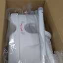 Raised Toilet Seat with Handles for Elderly - Toilet Seat Risers for Seniors with Adjustable Padded Arms - Elevated Toilet Safety Seat for Standard or Elongated Commode