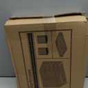 Marbrasse Desk Organizer with File Holder, 5-Tier Paper Letter Tray Organizer with Drawer and 2 Pen Holder, Mesh Desktop Organizer and Storage with Magazine Holder for Office Supplies(Black)