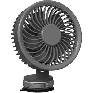 2026 New Upgraded Vacuum Suction Small Portable Fan for Car Cruise Desk, Car Fan Strongest Suction Adjustable, Travel Fans for Cruise Ships, Rechargeable Fans for Gym Kitchen Makeup Mirror