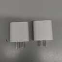 USBC Charger Block for iPhone 17 Charging Plug,MFI Certified Fast USB C Wall Cube 2Pack Power Adapter for iPhone16E/17/Air/Pro/Plus/Pro Max/15/14/13/12/11,for iPad Pro/Air/Mini USB-C Charge Brick Box (White)