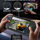 HIERYQHE Silicone Case for ASUS ROG Xbox Ally X 2025, Built-In Kickstand, Full-Body Shockproof Protective Cover,Anti-Slip & Scratch-Resistant TPU Skin, Ergonomic Grip Cover for ROG Ally X 2025,Black