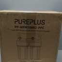 PUREPLUS 2-Stage Whole House Water Filtration System, 10" x 4.5" Universal Housing, NSF/ANSI 42 Certified Sediment & Carbon Block Filters, 1" Inlet/Outlet, Includes External Pressure Gauges