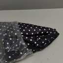 GORGLITTER Women's Polka Dots Clutch Purse Drawstring Floppy Dumpling Bag Y2k Vintage Retro Pleated Tote Shoulder Bags