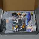 Airplane Building Set, City Airport Passenger Plane Toy, Compatible with Lego Plane, with an Airplane, Control Tower, Terminal, Baggage Cart, 8 Minifigures