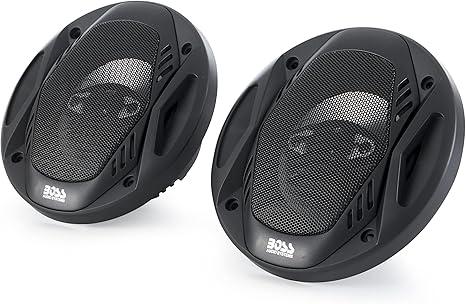 6" x 9" Speaker Grill Covers, Car Speaker Subwoofer Guard Protector, ABS Plastic Frame with Metal Mesh, Black - 2Pcs