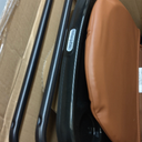 Dream On Me Snack and Stow Highchair | Adjustable Feeding Chair with Removable Tray, Lightweight, Foldable Design, Easy to Clean, Perfect for Toddlers & Infants (Cognac)