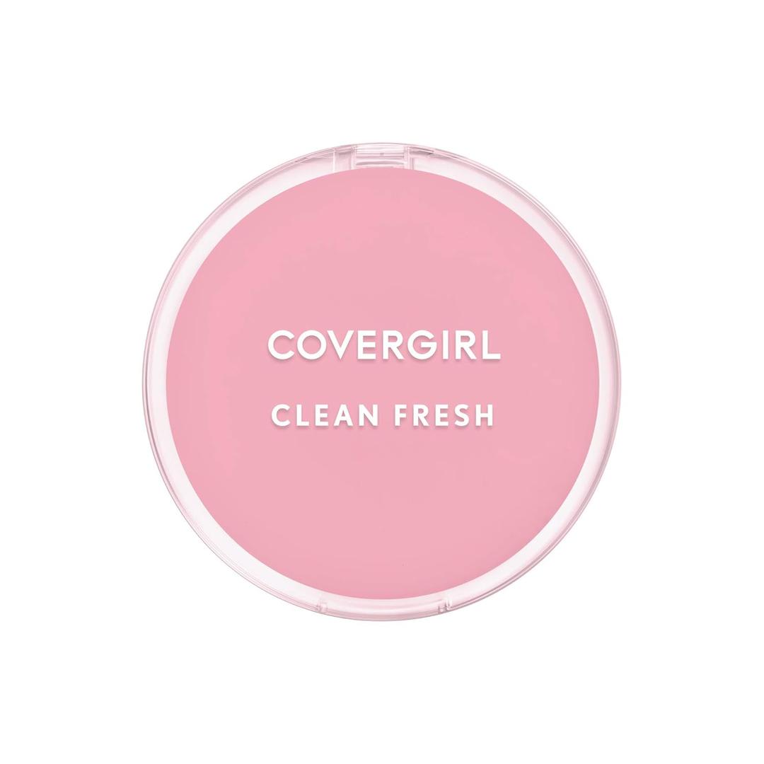 COVERGIRL Clean Fresh Pressed Powder, Porcelain, 0.35 oz
