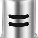 Dishwasher Air Gap Cover D201-1-62 Fits Most Air Gap Bodies with Solid Brass Inside and Brushed Nickel Surface, Cap Only, Pack of 1