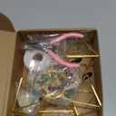 Knitgrip 6 Set 508 Pcs DIY Crystal Suncatcher Making Kits Craft with Rainbow Pendants Chains Gemstone Sun Catcher Hanging Colorful Crystal Prisms Windows Decor Wind Chimes with Chain Pendant Decor