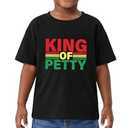 Sianelle Kids Juneteenth T-Shirt Boys Girls Tee 1865 June 19th Black History Shirts Short Sleeve Cotton, 120