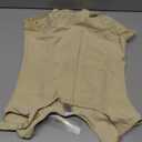 SHAPERX Women's Fajas Colombianas Shapewear Postpartum Tummy Control Body Shaper Butt Lifter Bodysuit (Beige)