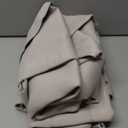 NICETOWN Country Kitchen Curtains - Thermal Insulated, Room Darkening Rod Pocket Swag Curtains for Living Room & Bathroom, 1 Pair, 36" x 63" x 18" per Panel, Natural