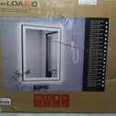 LOAAO 40"X24" LED Bathroom Mirror Black Framed