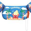 HeySplash Swim Vest for Kids, Toddler Pool Floaties Fit 22-30-40-50-60-66 Lbs, Children Puddle Swimming Jumper Jacket with Safety Buckle, Water Wing Arm Pool Float for Boat Swim Trainer Boy Girl 3-5-6