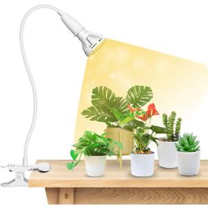 SANSI Grow Lights for Indoor Plants, 10W Clip-On Gooseneck LED Plant Lights