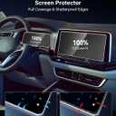 For 2PCS Glossy Tempered Glass 2024 2025 2026 VW Volkswagen Atlas Touchscreen & Dashboard Screen Protector - Atlas (SE/SE with Technology/SEL/SEL Premium R-Line) Accessories