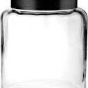 Anchor Hocking 2 Gallon Montana Glass Jar with Lid (2 piece, black metal, dishwasher safe)