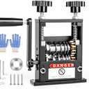 Manual Wire Stripper Machine, Wire Stripping Machine with 6 Channels & 5 Blades for 0.12" to 0.67" Scrap Copper Wire, Drill Powered Hand Crank Wire Stripper Tool for DIY Cable Copper Wire Recycling