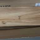 Floating Shelves for Wall, 36"x9.3" Rustic Solid Live-Edge Elm Wood Wall Shelves, Heavy-Duty Floating Shelves with Invisible Brackets, Set of 2 for Living Room, Bedroom, and Kitchen, Natural Finish
