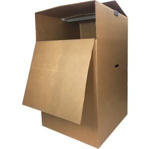 UBOXES Space Saving Wardrobe Moving Boxes 20 x 20 x 34 Inches Moving Boxes, 1-Pack, Kraft/Corrugated (BOXMINIWAR01)