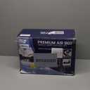 Twin Air Mattress with Headboard, Built-in Pump, Supports 500 lbs, Quiet Noiseless Design, 48-Hour Leak-Tested, 2.5 Min Fast & Easy Inflation/Deflation, Portable Blow Up Bed for Home, Guests & Camping (Black)