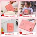 2 x Thick Blank Fruit Color Page Notebook with Waterproof Cover,Small 400 Color Pages 3.9 5.5 Hardcover Journaling for Women Men Work, School, Note Taking or Sketching Diary (Blueberry-Blue)