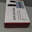 Sound Bar,100W Sound Bar for Smart TV with 3 RGB Lights Modes, Bluetooth 5.3, ARC/Opt/AUX Connect, Detachable 2-in-1 Speaker, 3 Equalizer Modes, Bass Surround Soundbar for TV/PC/Gaming/Projectors