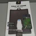Heavy Duty Rubber Ball Tray with Cell Phone Holder - Record Golf Swing - 100 Ball Capacity - Compatible with All Hitting Mats