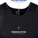 Gildan Men's A-Shirts Tanks Multipack (Black, XL)