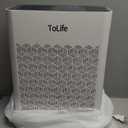 Tolife Air Purifier Large Room, HEPA Air Purifiers for Home Pets Hair with Washable Filter, Air Cleaner for Bedroom up to 1095 Ft Dust Smoke Odor, Sleep Mode, Timer, White