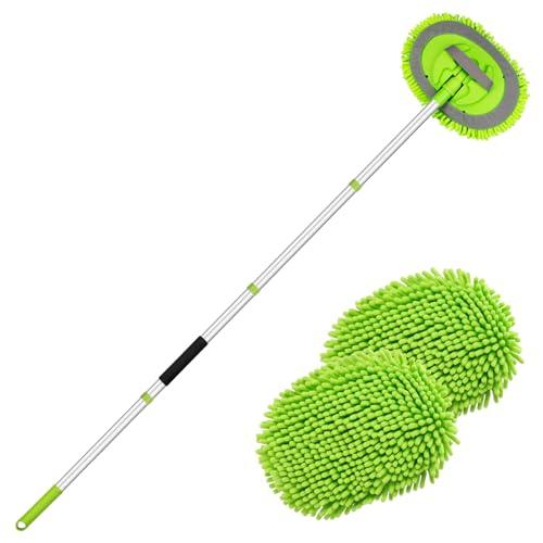 Ordenado 62" Car Wash Brush Kit Mitt Mop Sponge with Long Handle Chenille Microfiber Car Cleaning Brush Kit Supplies Car Washing Mop Kit Car Care Kit of Scratch-Free Replacement Head for Car RV Truck Ordenado 62" Car Wash Brush Kit Mitt Mop Sponge with Long Handle Chenille Microfiber Car Cleaning Brush Kit Supplies Car Washing Mop Kit Car Care Kit of Scratch-Free Replacement Head for Car RV Truck