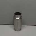 3" Inlet & Outlet Exhaust Resonator, 9" Overall Length Center Straight Through Stainless Steel Muffler,Polished