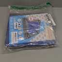 RAINDEWAY Small Tarps 5x7 Feet (2 Pack), 5.5 Mil Thick, Multipurpose Waterproof Poly Tarp Cover with Metal Grommets and Reinforced Edges, Silver/Blue Tarp